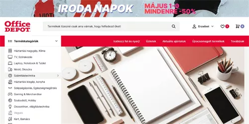 Elkészült az Office Depot integrált webáruháza Elkészült az Office Depot integrált webáruháza